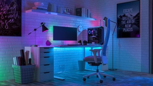 Latest Trends of Gaming Desks with LED Lights - Rest Relax