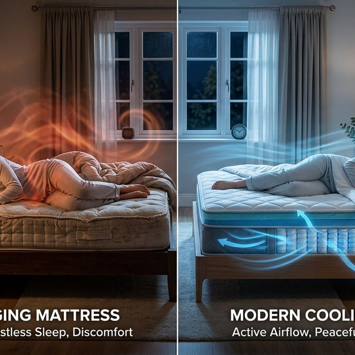 The Problem with Old Mattresses in Hot Weather – Time for an Upgrade? - Rest Relax