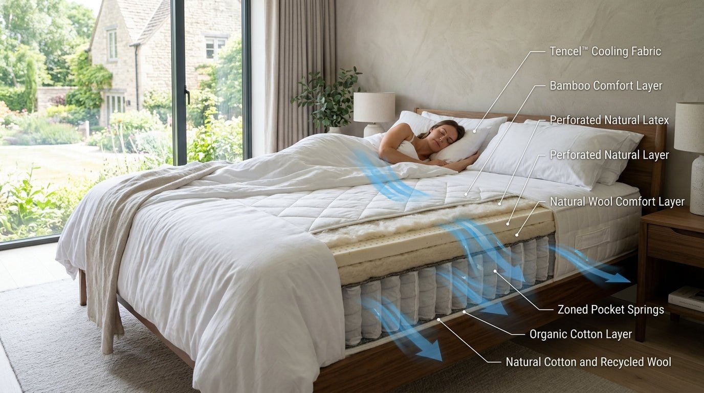 What Mattress Materials Help Regulate Temperature Naturally? - Rest Relax