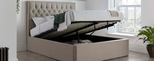 Cream Ottoman Beds image
