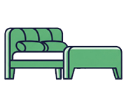 Green Beds and Bed Frames image