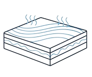 Cool Blue Memory Foam Mattresses image