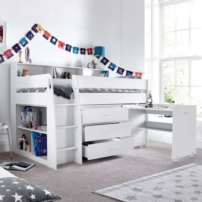 BedmasterErsa Storage Mid Sleeper Bed - Rest Relax