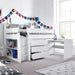 BedmasterErsa Storage Mid Sleeper Bed - Rest Relax