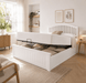 BedmasterGrayson White Wooden Ottoman Bed - Swann Sleep Ltd T/A Rest Relax