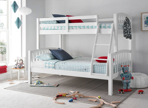 BedmasterMya White Triple Sleeper Bunk - Rest Relax