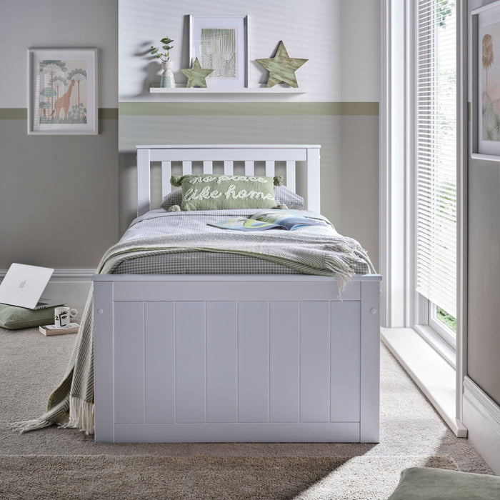 BedmasterNova White Wooden 6 Drawer Bed - Swann Sleep Ltd T/A Rest Relax