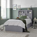 BedmasterOscar Grey Wooden Ottoman Storage Single Bed - Rest Relax