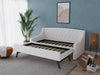 Flair FurnishingsAurora Cream Fabric Day Bed With Trundle - Rest Relax