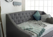 Flair FurnishingsAurora Grey Fabric Day Bed With Trundle - Rest Relax