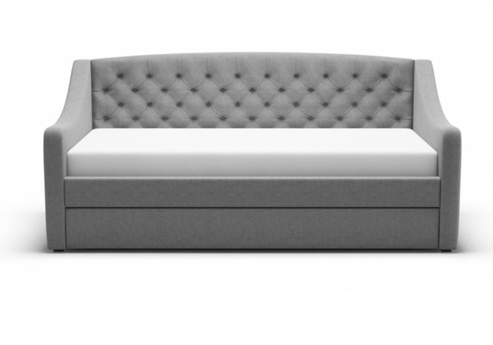 Flair FurnishingsAurora Grey Fabric Day Bed With Trundle - Rest Relax