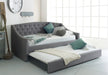 Flair FurnishingsAurora Grey Fabric Day Bed With Trundle - Rest Relax