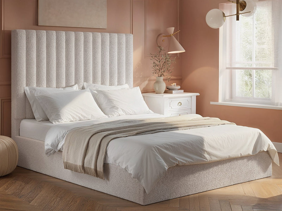 Flair FurnishingsEverley Cream Boucle Ottoman Bed - Rest Relax