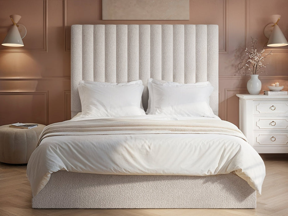 Flair FurnishingsEverley Cream Boucle Ottoman Bed - Rest Relax