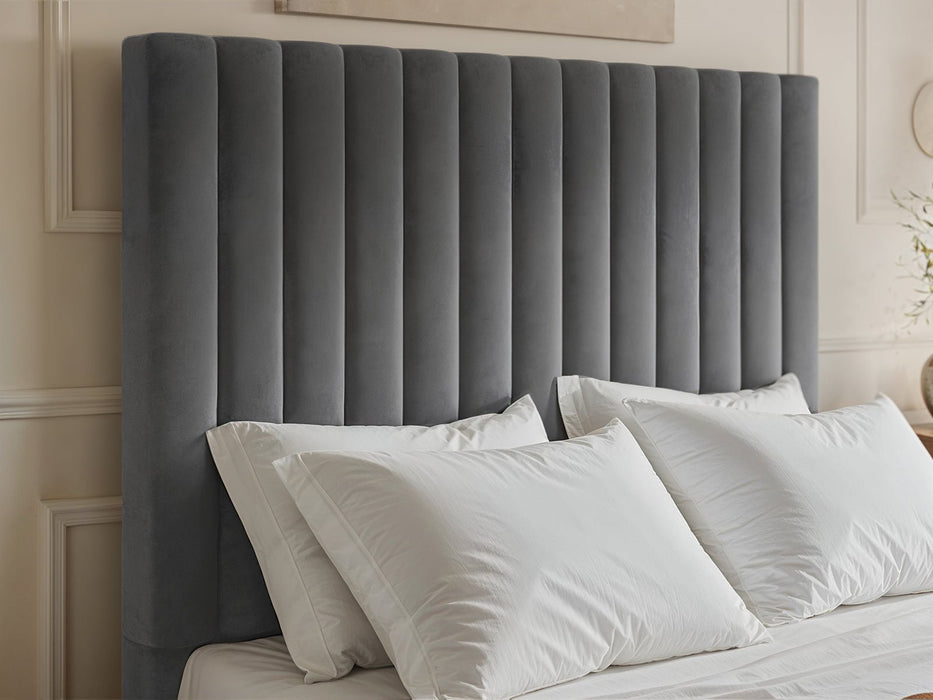 Flair FurnishingsEverley Grey Fabric Ottoman Bed - Rest Relax