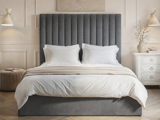 Flair FurnishingsEverley Grey Fabric Ottoman Bed - Rest Relax