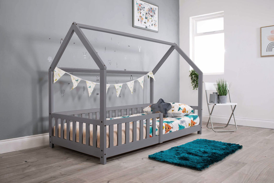 Flair FurnishingsExplorer Play House Grey Wooden Bed - Rest Relax