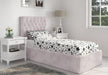 Flair FurnishingsMilan Velvet Pink Single Ottoman Bed - Rest Relax