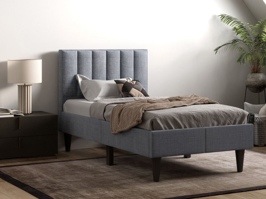 Flair FurnishingsRiverside Linen Fabric Bed Grey - Rest Relax