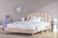 Flair FurnishingsScallop Velvet Pink Bed Frame - Rest Relax