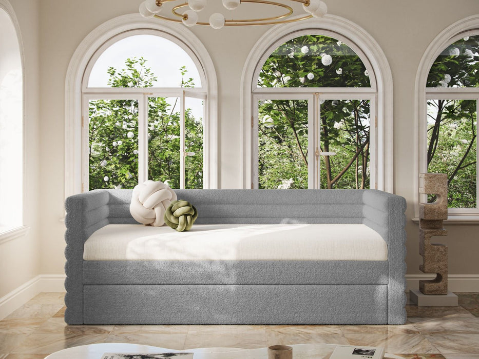 Flair FurnishingsYuma Grey Boucle Day Guest Bed - Rest Relax