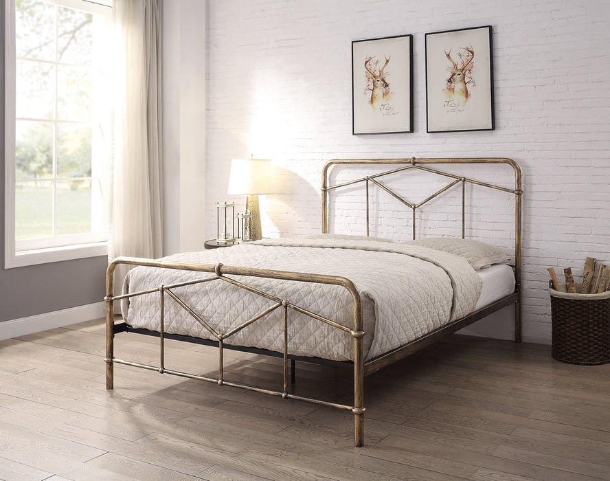 Flintshire FurnitureAxton Antique Bronze Metal Bed Frame - Rest Relax