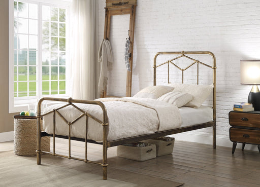 Flintshire FurnitureAxton Antique Bronze Metal Single Bed Frame - Rest Relax