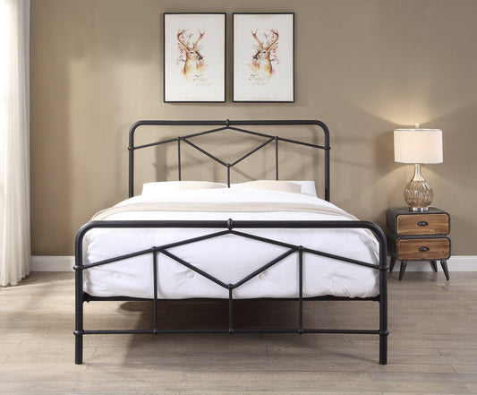 Flintshire FurnitureAxton Black Metal Bed Frame - Rest Relax