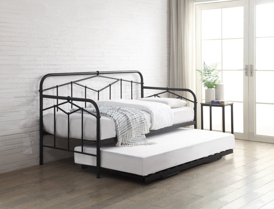 Flintshire FurnitureAxton Metal Day Bed Black - Rest Relax