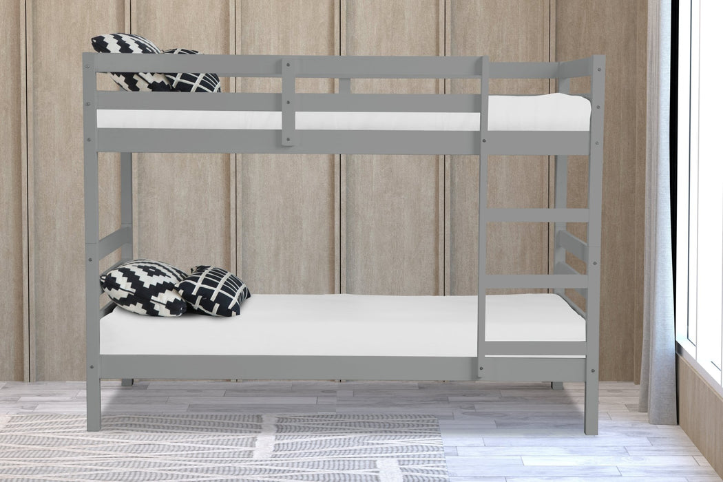 Flintshire FurnitureBailey Grey Wooden Bunk Bed - Rest Relax