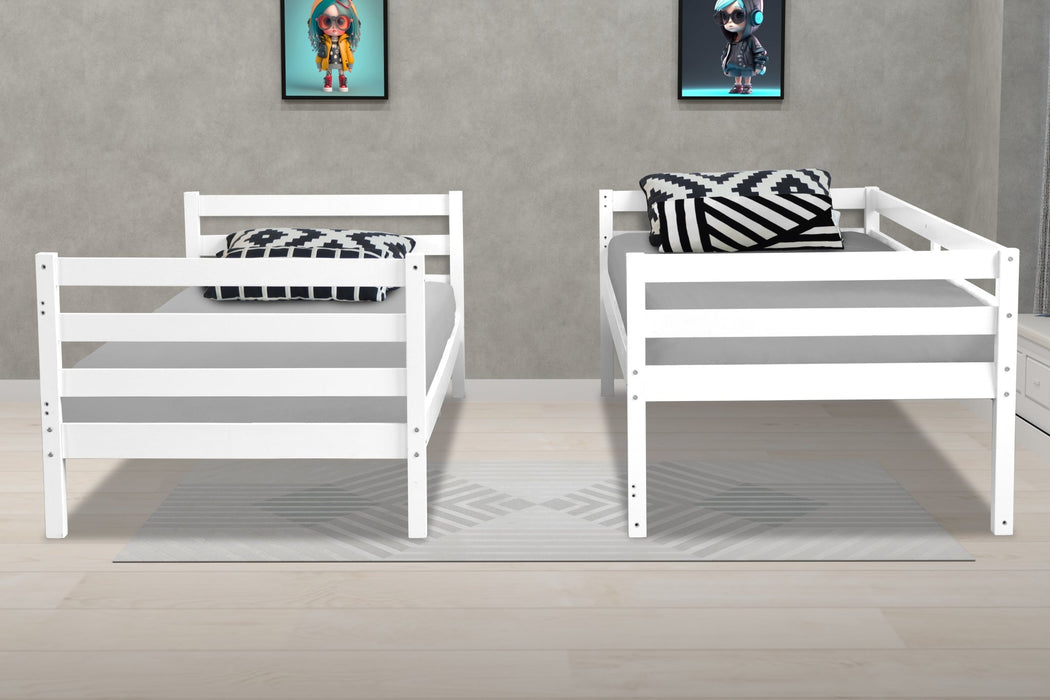 Flintshire FurnitureBailey White Wooden Bunk Bed - Rest Relax