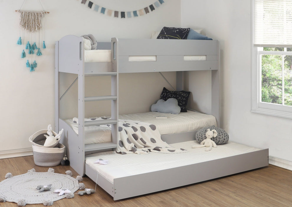 Flintshire FurnitureBillie Wooden Bunk Bed Grey - Rest Relax