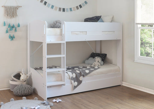 Flintshire FurnitureBillie Wooden Bunk Bed White - Rest Relax