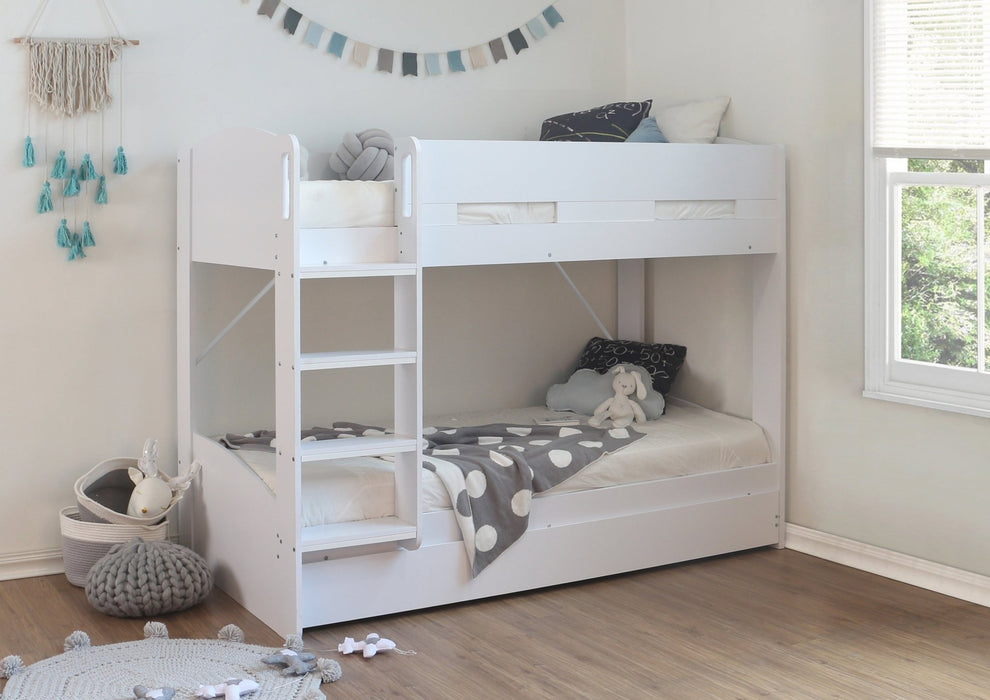 Flintshire FurnitureBillie Wooden Bunk Bed White - Rest Relax