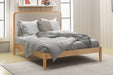 Flintshire FurnitureBrynford Oak Fabric Panel Bed Frame - Rest Relax