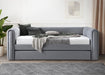 Flintshire FurnitureChester Velvet Grey Day Bed - Rest Relax