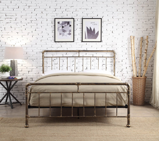 Flintshire FurnitureCilcain Antique Bronze Metal Bed Frame - Rest Relax