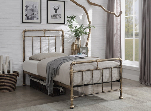 Flintshire FurnitureCilcain Antique Bronze Single Metal Bed Frame - Rest Relax