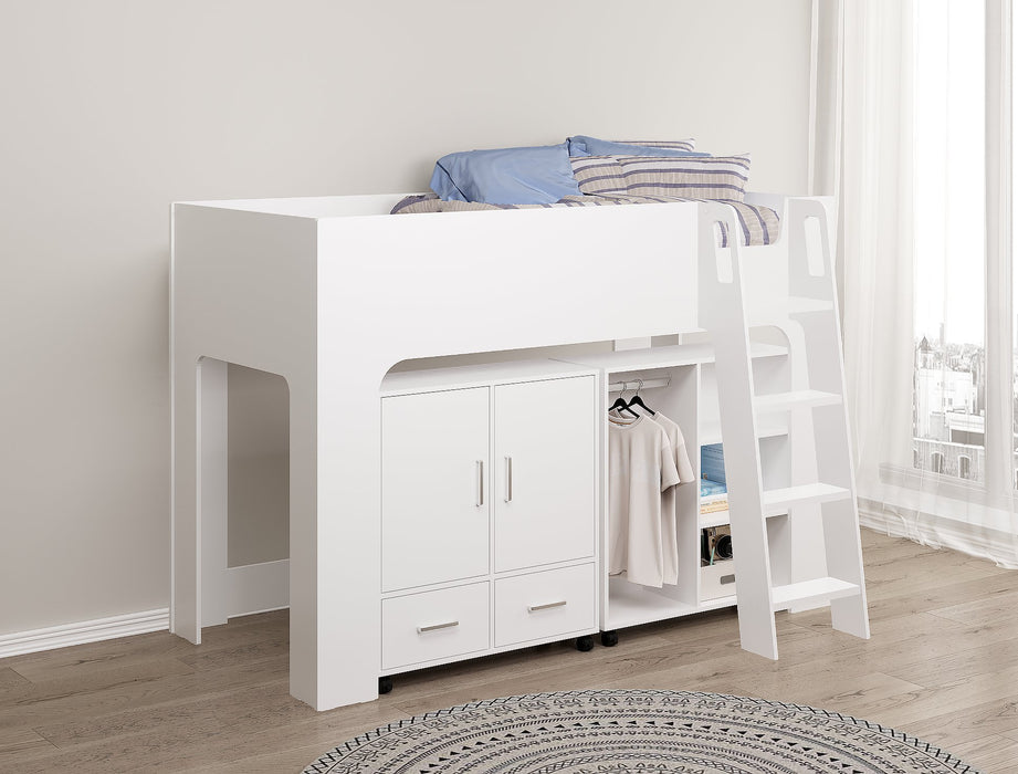 Flintshire FurnitureEden Mid Sleeper White - Rest Relax