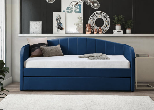 Flintshire FurnitureFabric Day Bed Blue - Rest Relax