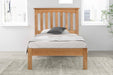 Flintshire FurnitureGladstone Solid Oak Wooden Single Bed Frame - Rest Relax