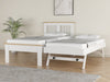 Flintshire FurnitureHendre Guest Bed White and Oak - Rest Relax