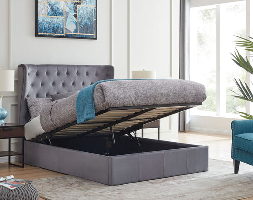 Flintshire FurnitureHolway Fabric Grey Ottoman Bed Frame - Rest Relax