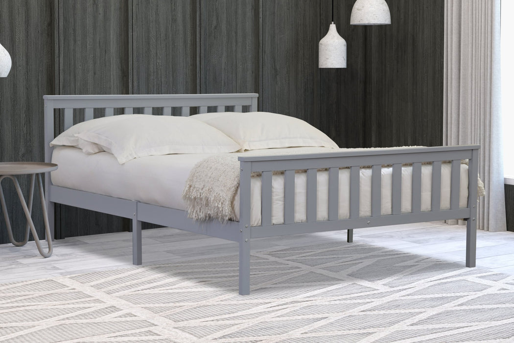 Flintshire FurnitureMarnel Grey Wooden Shaker Bed Frame - Rest Relax