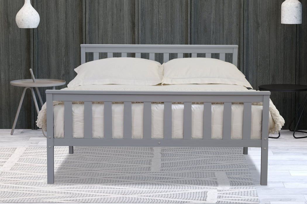 Flintshire FurnitureMarnel Grey Wooden Shaker Bed Frame - Rest Relax