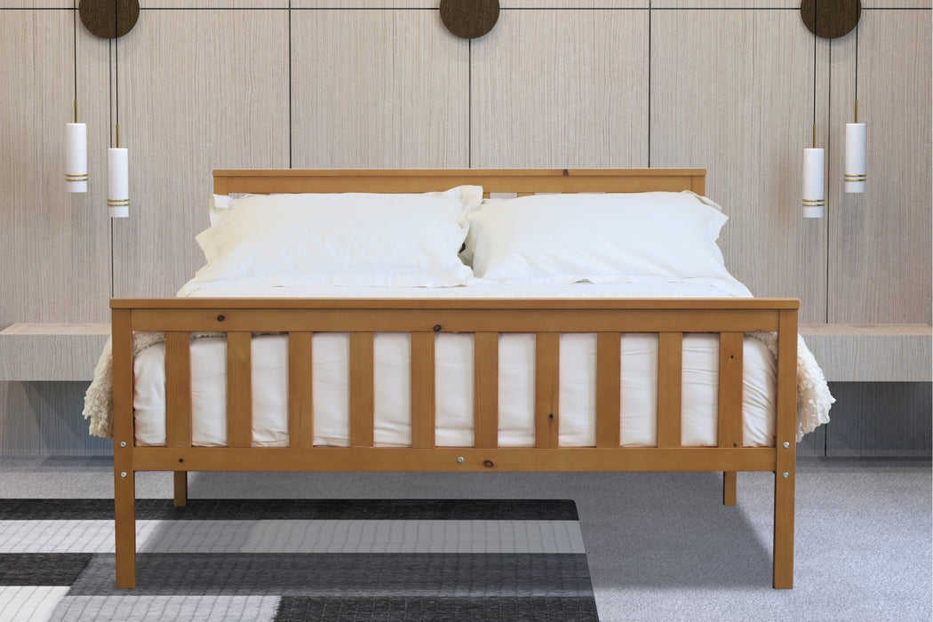 Flintshire FurnitureMarnel Oak Wooden Shaker Bed Frame - Rest Relax