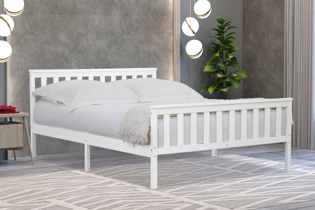 Flintshire FurnitureMarnel White Wooden Shaker Bed Frame - Rest Relax