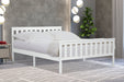 Flintshire FurnitureMarnel White Wooden Shaker Bed Frame - Rest Relax