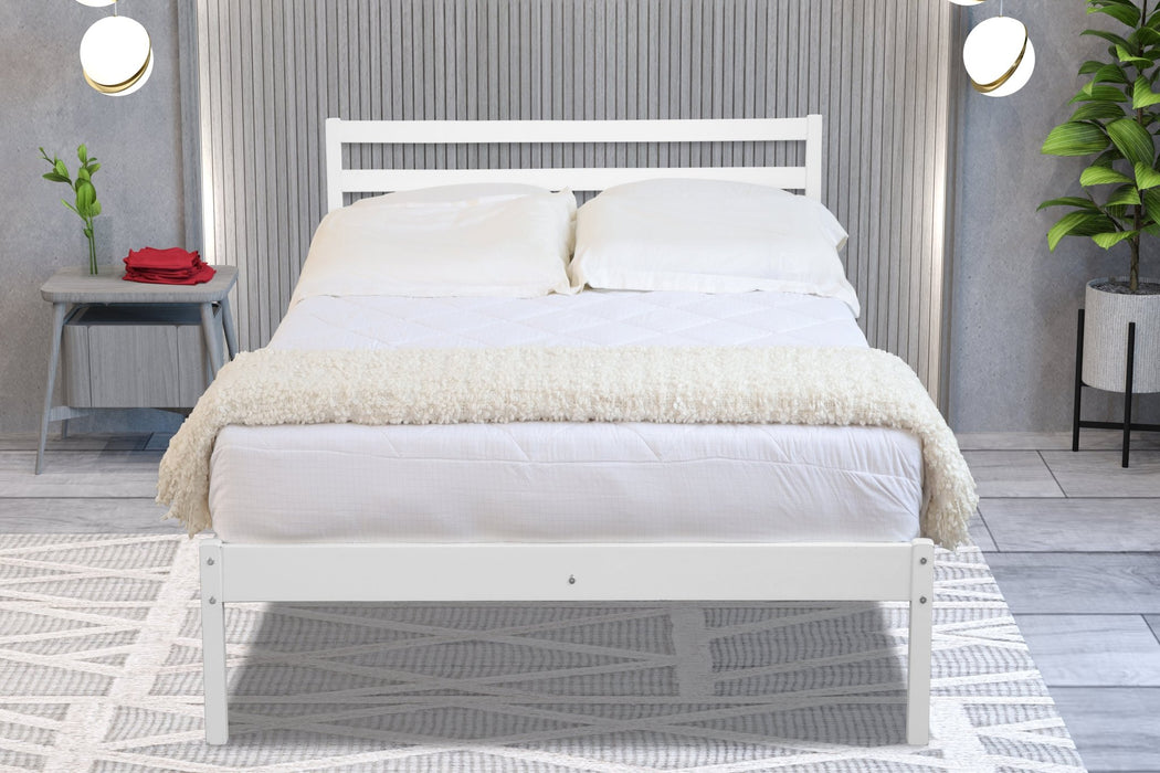 Flintshire FurnitureMaxwell White Wooden Bed Frame - Rest Relax