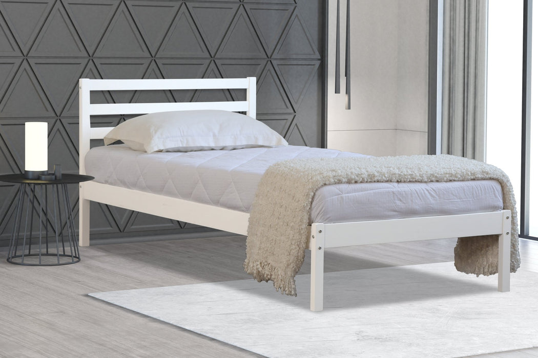 Flintshire FurnitureMaxwell White Wooden Bed Frame - Rest Relax